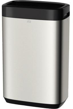 [9199144957] TORK Abfalleimer Tork 50l Metall edelstahl 1 Sortierfach