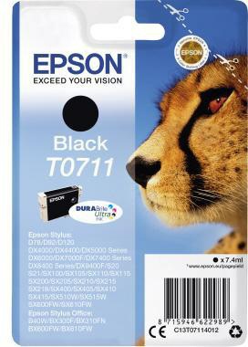 EPSON Tintenpatrone Epson Originalzubehör T0711 ca. 245