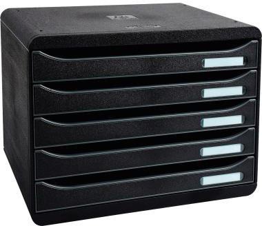EXACOMPTA Schubladenbox Exacompta BIG-BOX plus quer 5 Schubladen
