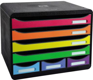 EXACOMPTA Schubladenbox Exacompta STORE-BOX Mini 7 Schubladen
