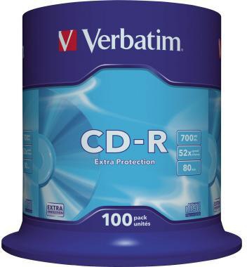 VERBATIM CD-R Verbatim 80min 700Mbyte 52x 100