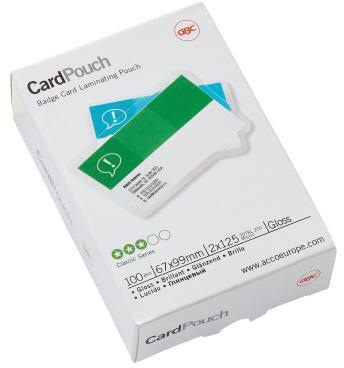 [9199146612] GBC Laminierfolie GBC® CardTPouch 67 x 99 mm (B x H) 125µm