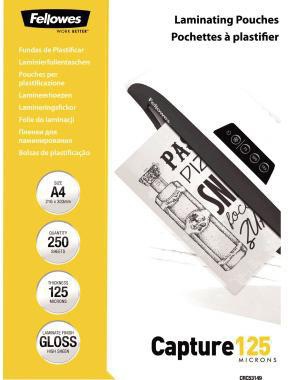 [9199146652] FELLOWES Laminierfolie Fellowes® Capture 125 222 x 306 mm (B x