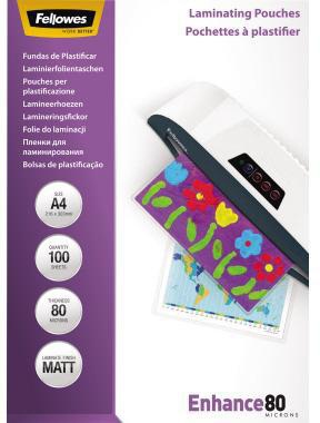 [9199146655] FELLOWES Laminierfolie Fellowes® Enhance 80 210 x 297 mm (B x