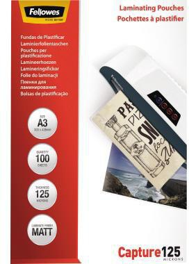 [9199146661] FELLOWES Laminierfolie Fellowes® Capture 125 306 x 428 mm (B x