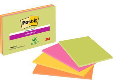 [9199146709] POST-IT Haftnotiz Post-it® Super Sticky Meeting Notes 152 (152 x 101 mm (B x H))