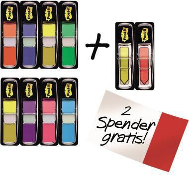 POST-IT Haftstreifen Post-it® Index Mini Promotion 43,2