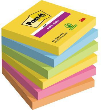 POST-IT Haftnotiz Post-it® Super Sticky Notes Carnival