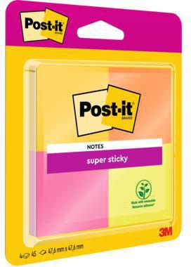 POST-IT Haftnotiz Post-it® Super Sticky Notes 47,6 x 47,6