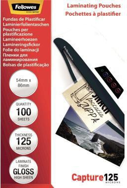 [9199146752] FELLOWES Laminierfolie Fellowes® Capture 125 54 x 86 mm (B x H)