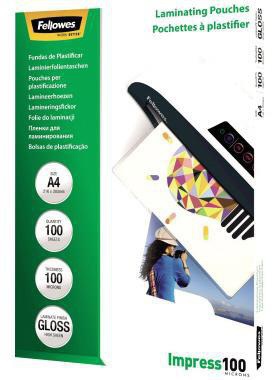 [9199146784] FELLOWES Laminierfolie Fellowes® Impress 100 210 x 297 mm (B x