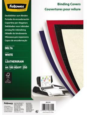 FELLOWES Einbanddeckel Fellowes® Delta DIN A4 250g/m² Karton