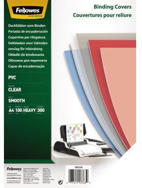 FELLOWES Deckblattfolie Fellowes® DIN A4 0,3mm PVC