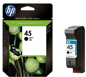 HP Tintenpatrone HP Originalzubehör 45 ca. 930 Seiten