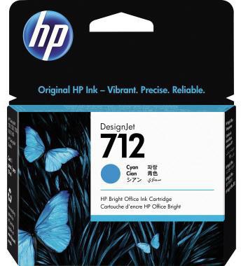 [9199146938] HP Tintenpatrone HP Originalzubehör 712 cyan 29ml