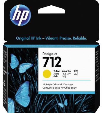 [9199146940] HP Tintenpatrone HP Originalzubehör 712 gelb 29ml