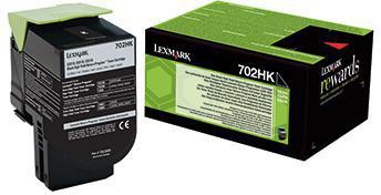 LEXMARK Toner Lexmark Originalzubehör 702HK ca. 4.000