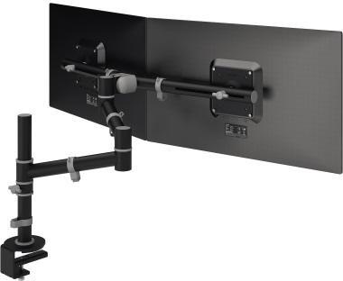 DATAFLEX Monitorschwenkarm Dataflex Viewgo 2 x 4kg Stahl weiß