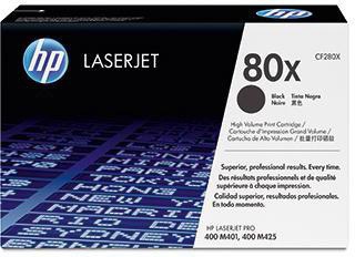 HP Toner HP Originalzubehör 80X ca. 6.900 Seiten
