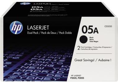 HP Toner HP Originalzubehör 05A ca. 2 x 2.300
