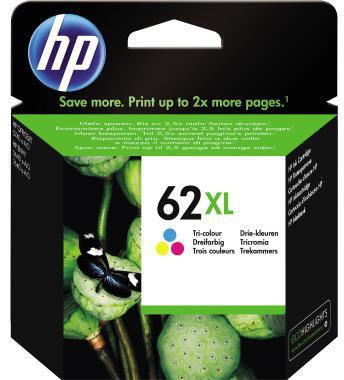 HP Tintenpatrone HP Originalzubehör 62XL ca. 415 Seiten