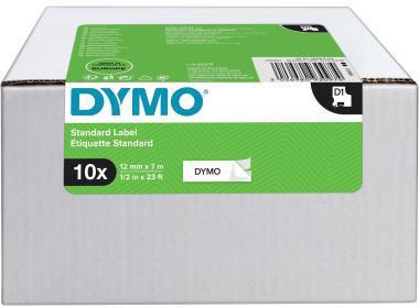 DYMO Schriftbandkassette DYMO® D1 12 mm x 7 m (B x L) weiß
