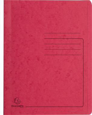 [9199147454] EXACOMPTA Schnellhefter Exacompta DIN A4 355g/m² Colorspankarton (rot)
