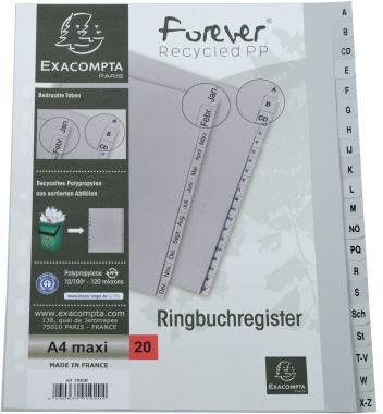 EXACOMPTA A-Z Register Exacompta Forever® DIN A4 Überbreite