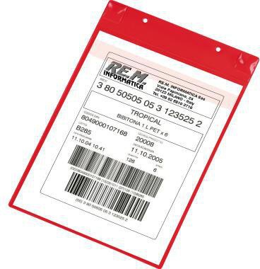 DJOIS Sichttasche DJOIS Neodym DIN A4 PVC rot 5 St./Pack.