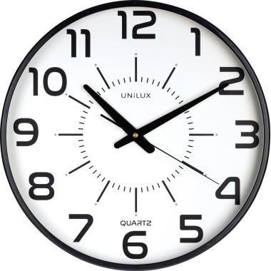 UNILUX Wanduhr UNILUX Maxi Pop 37,5cm Kunststoff
