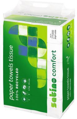 SATINO BY WEPA Papierhandtuch Satino by WEPA Comfort 24 x 24 cm (B x