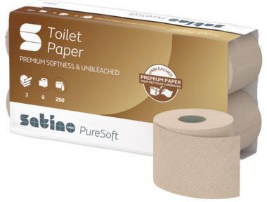 [9199147945] SATINO BY WEPA Toilettenpapier Satino by WEPA PureSoft 3-lagig Papier