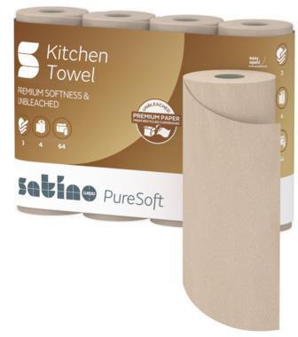 SATINO BY WEPA Küchenrolle Satino by WEPA PureSoft 3-lagig Papier