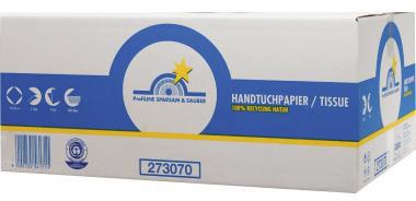 [9199147953] PROFILINE SPARSAM & SAUBER Papierhandtuch ProfiLINE SPARSAM & SAUBER 24,5 x 23 cm