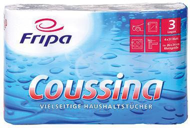 FRIPA Küchenrolle Fripa Coussina 3-lagig 100 %
