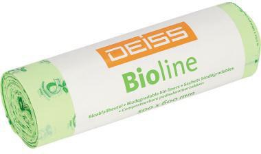 DEISS Müllbeutel DEISS BIOLINE 50 x 60 cm (B x H) 30l