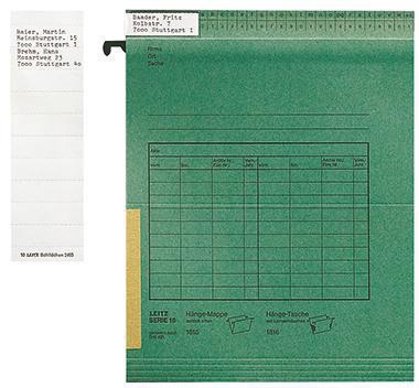 [9199148352] LEITZ Beschriftungsschild Leitz ALPHA® 50 x 15 mm (B x H) 190g/m²