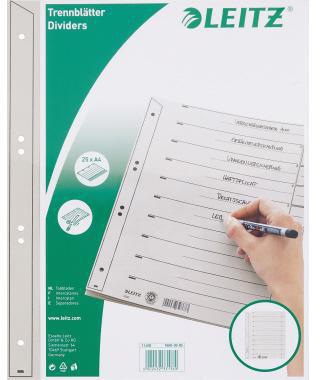 LEITZ Trennblatt Leitz DIN A4 Überbreite Kraftkarton