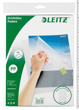 [9199148434] LEITZ Sichthülle Leitz DIN A4 0,13mm oben rechts offen
