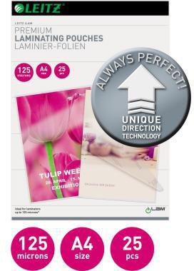 [9199148450] LEITZ Laminierfolie Leitz iLAM DIN A4 125µm glänzend 25 (DIN A4)