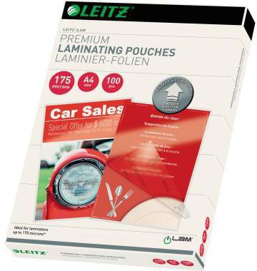 [9199148451] LEITZ Laminierfolie Leitz iLAM DIN A4 175µm glänzend 100 (DIN A4)