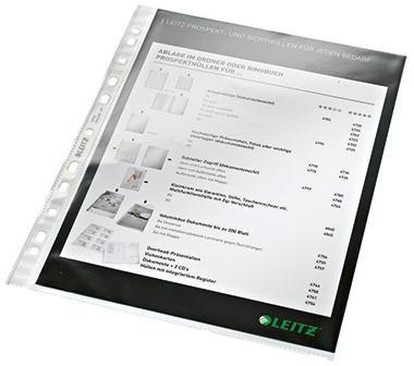 LEITZ Prospekthülle Leitz DIN A4 0,08mm oben offen