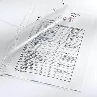 LEITZ Prospekthülle Leitz Premium DIN A4 0,13mm oben links
