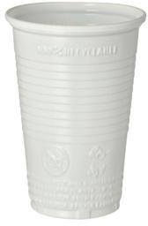 PAPSTAR Trinkbecher PAPSTAR Einweg 200ml Polypropylen weiß