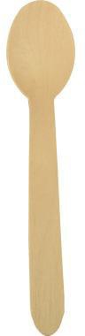 PAPSTAR Löffel PAPSTAR pure Einweg 15,7cm Holz