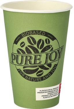 PAPSTAR Trinkbecher PAPSTAR pure Joy Einweg 300ml Pappe