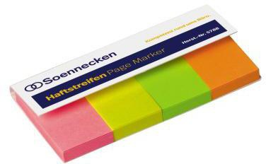 SOENNECKEN Haftmarker Soennecken Page Marker 50 x 20 mm (B x