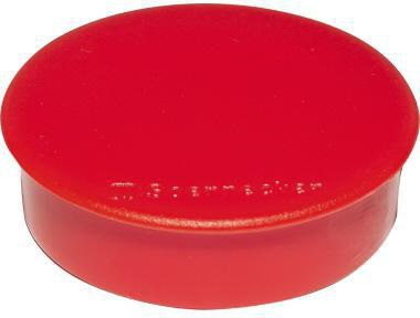 SOENNECKEN Magnet Soennecken 32mm 0,8kg rot 10 St./Pack.