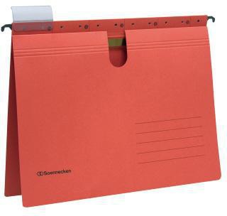 [9199148827] SOENNECKEN Hängehefter Soennecken DIN A4 220g/m² (rot)