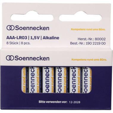 [9199148922] SOENNECKEN Batterie Soennecken AAA/Micro LR03